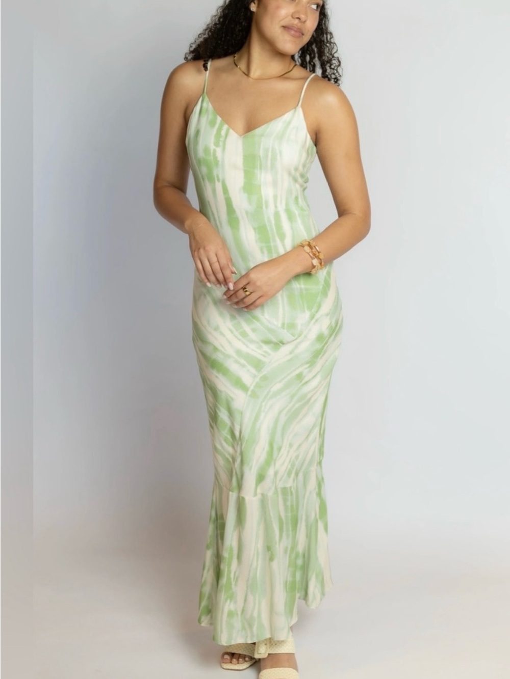 Sage the label tropical storm slip dress